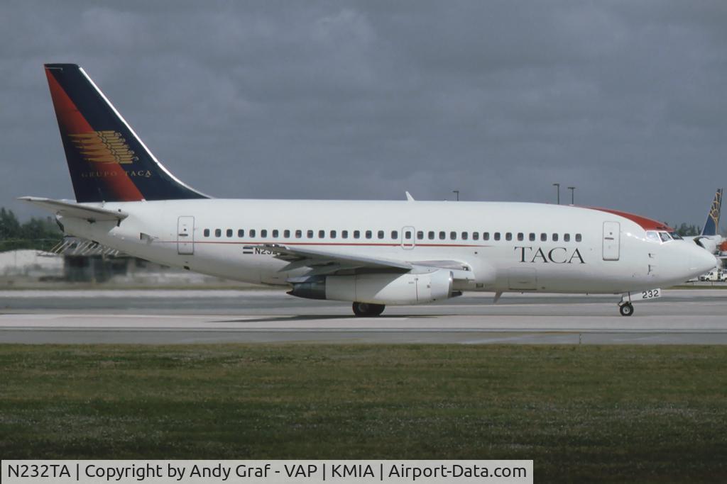 N232TA, 1980 Boeing 737-296 C/N 22277, TACA 737-200