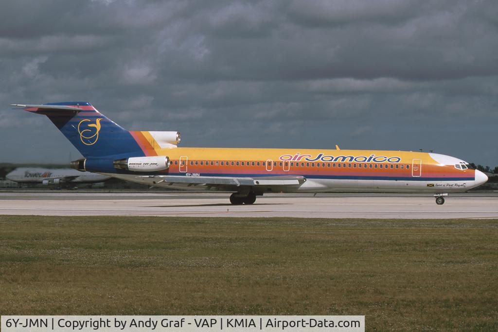 6Y-JMN, 1975 Boeing 727-2J0 C/N 21106, Air Jamaica 727-200