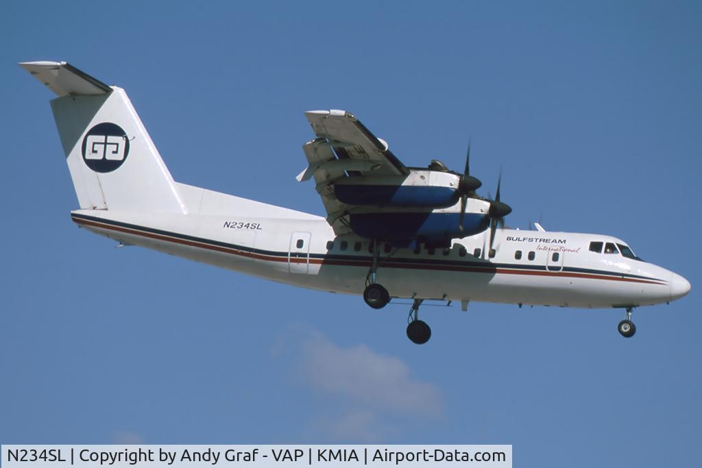 N234SL, 1980 De Havilland Canada DHC-7-102 Dash 7 Dash 7 C/N 24, Gulfstream International DHC 7