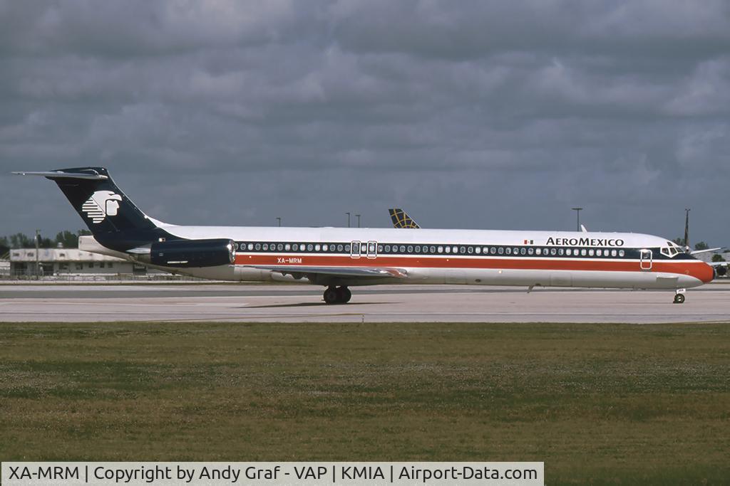 XA-MRM, 1991 McDonnell Douglas MD-82 (DC-9-82) C/N 53066, Aeromexico MD80
