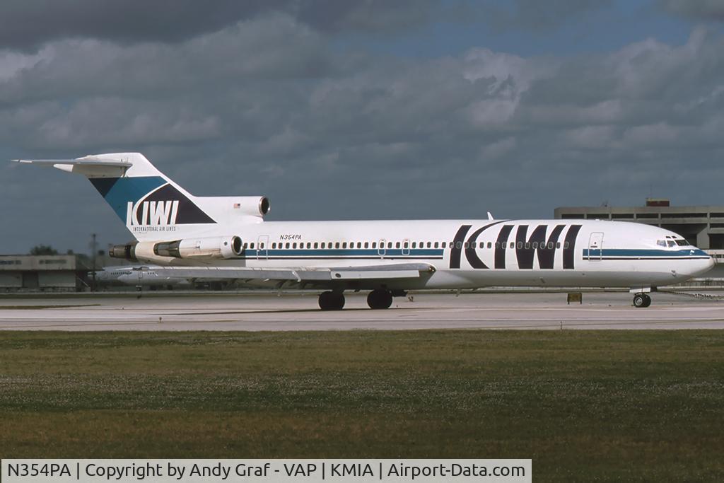 N354PA, 1973 Boeing 727-225 C/N 20624, KIWI 727-200