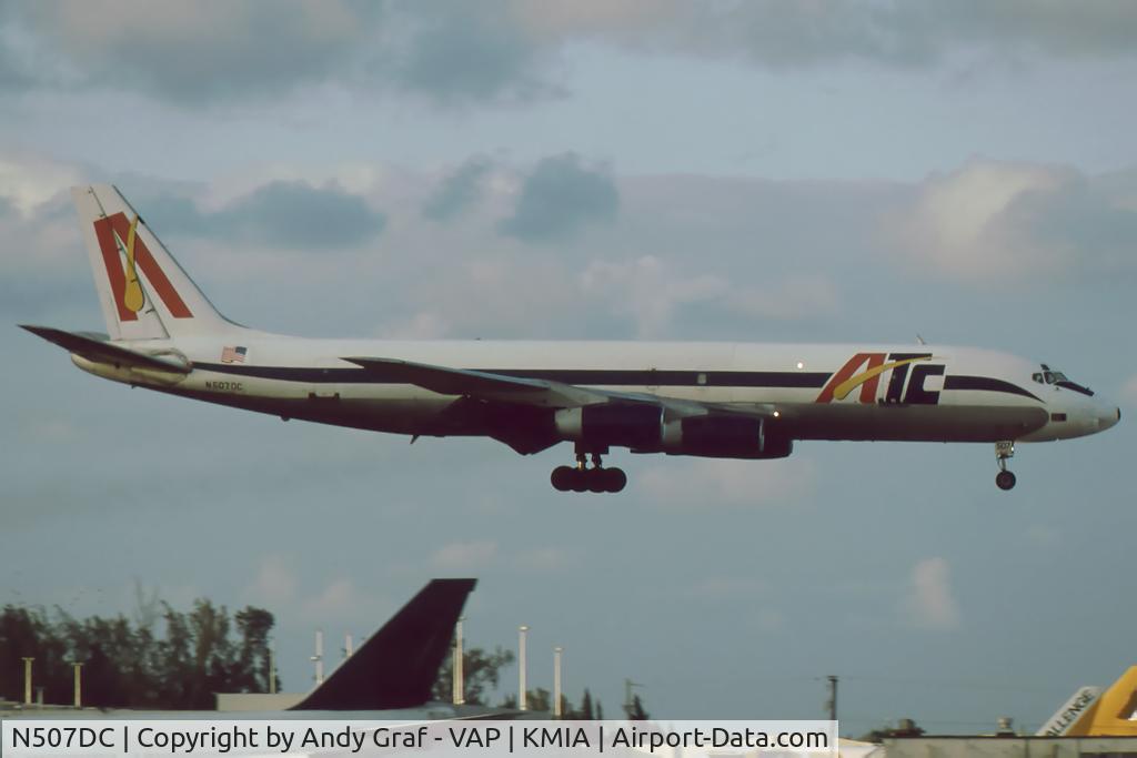 N507DC, 1966 Douglas DC-8-51 C/N 45855, ATC DC8-62