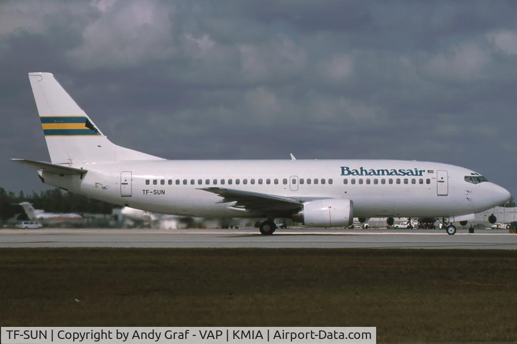 TF-SUN, 1986 Boeing 737-3Q8 C/N 23535, Bahamasair 737-300