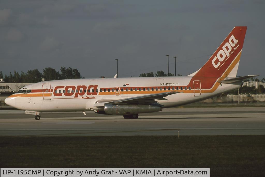 HP-1195CMP, 1974 Boeing 737-204 C/N 20806, COPA 737-200
