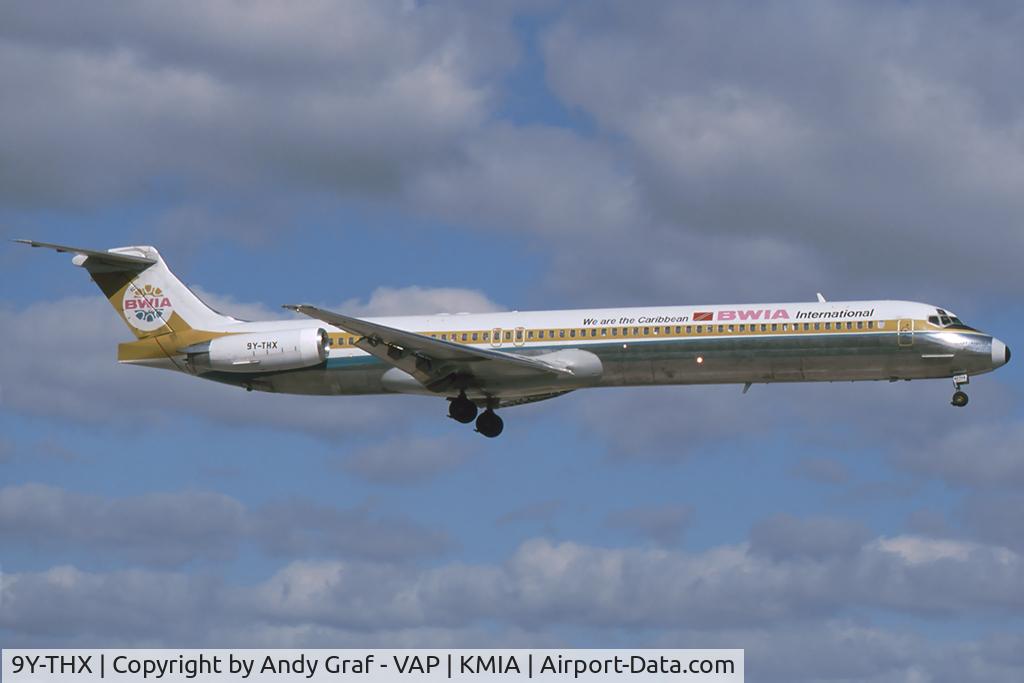 9Y-THX, 1989 McDonnell Douglas MD-83 (DC-9-83) C/N 49789, BWIA MD80
