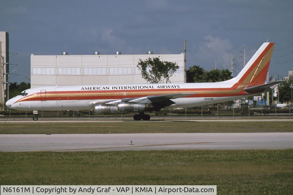 N6161M, 1965 Douglas DC-8F-55 C/N 45762, Kalitta Air DC-8-55