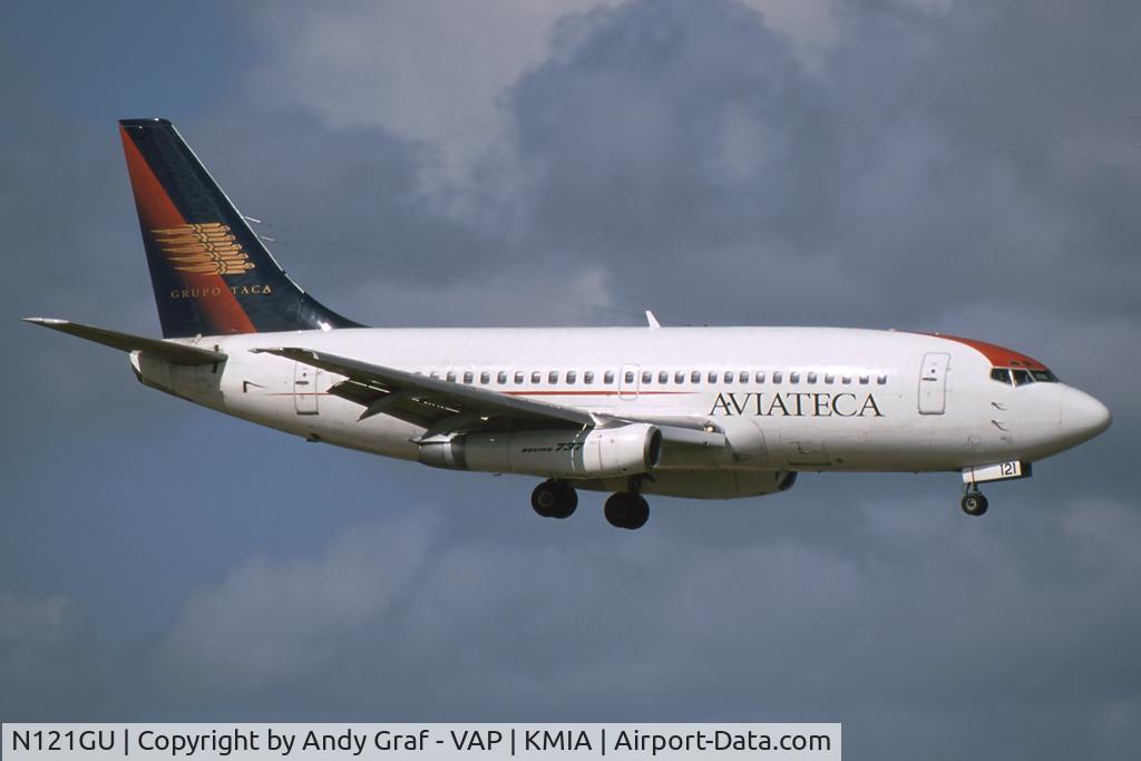 N121GU, 1972 Boeing 737-2H6 C/N 20583, Aviateca 737-200