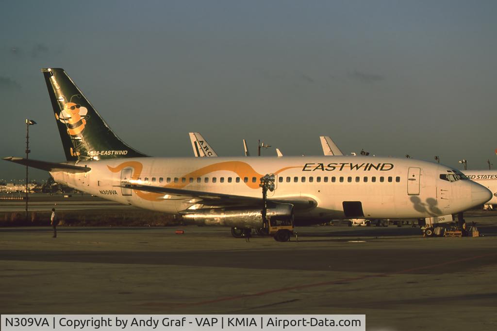 N309VA, 1968 Boeing 737-247 C/N 19614, Eastwind 737-200