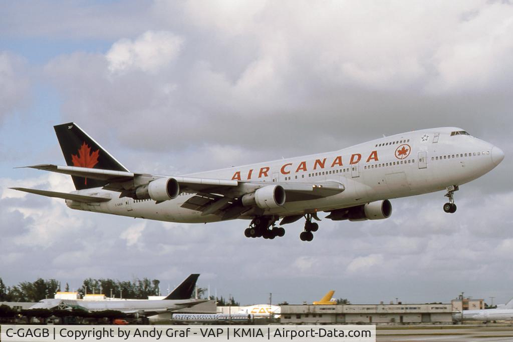C-GAGB, 1978 Boeing 747-233B C/N 21627, Air Canada 747-200