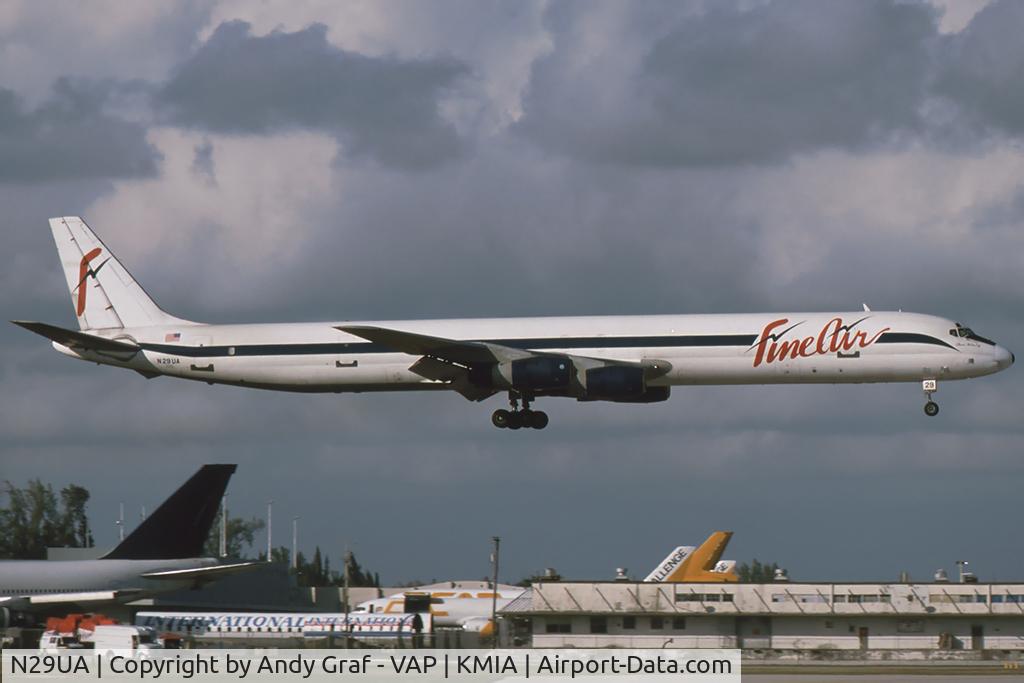 N29UA, 1971 Douglas DC-8-61 C/N 46159, Fine Air DC8-61