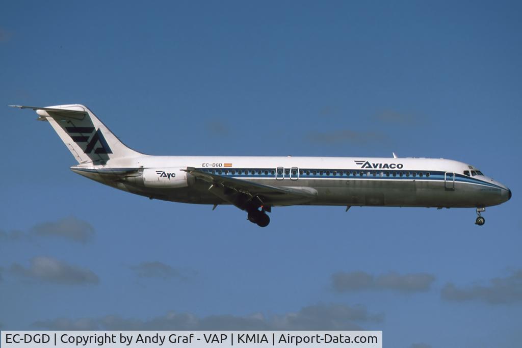 EC-DGD, 1979 Douglas DC-9-34 C/N 48105, Aviaco DC9-34