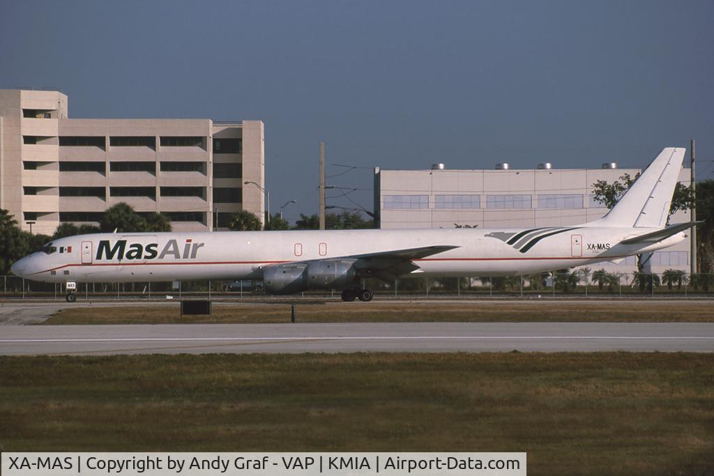 XA-MAS, McDonnell Douglas DC-8-71(F) C/N 45976, MAS Air Cargo DC8-71