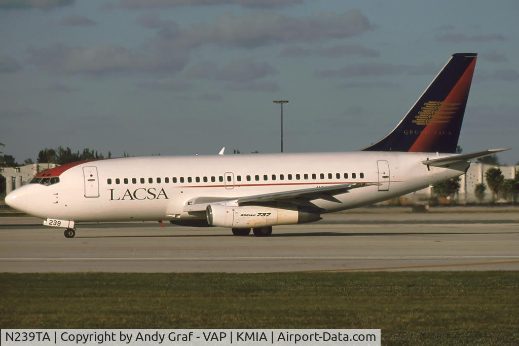 N239TA, 1987 Boeing 737-25A C/N 23789, LACSA 737-200