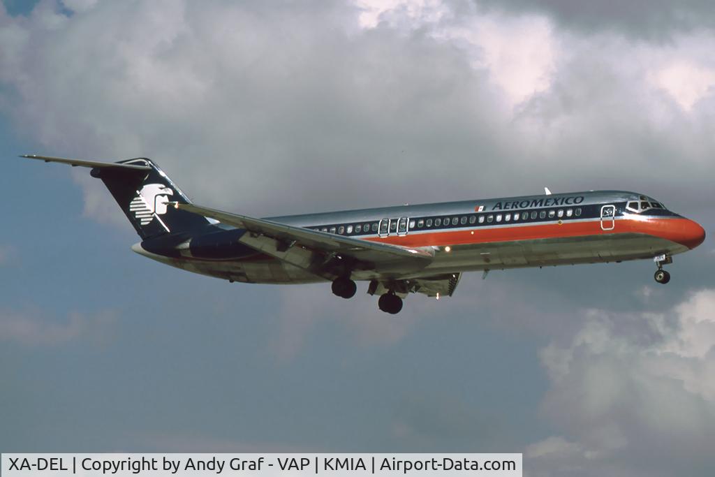 XA-DEL, 1974 McDonnell Douglas DC-9-32 C/N 47607, Aeromexico DC9-32