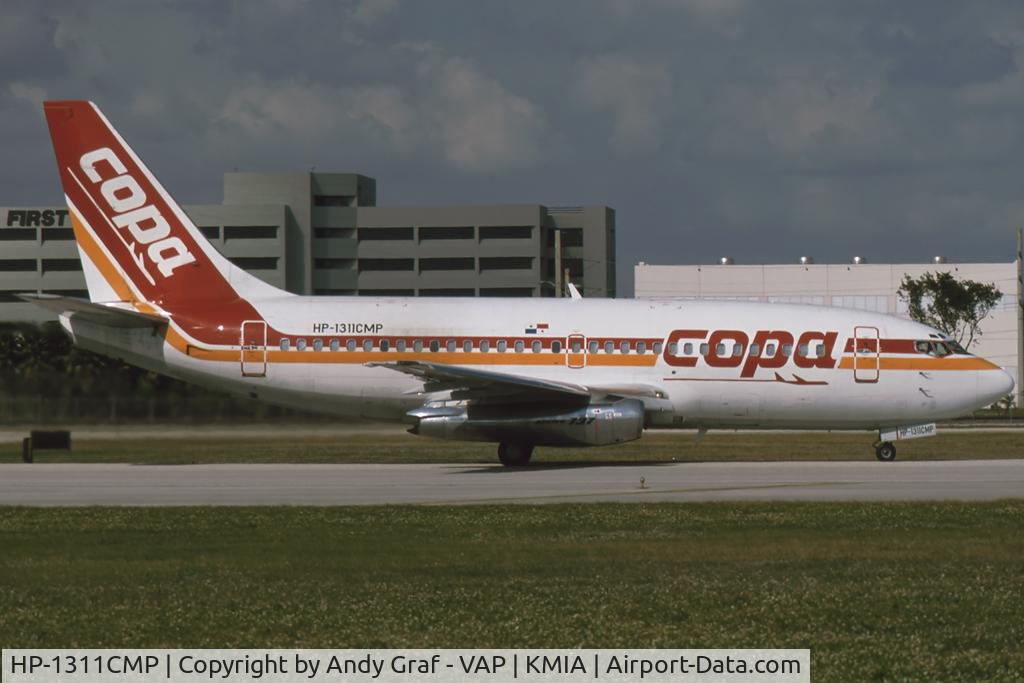 HP-1311CMP, 1975 Boeing 737-2H6C C/N 21109, COPA 737-200