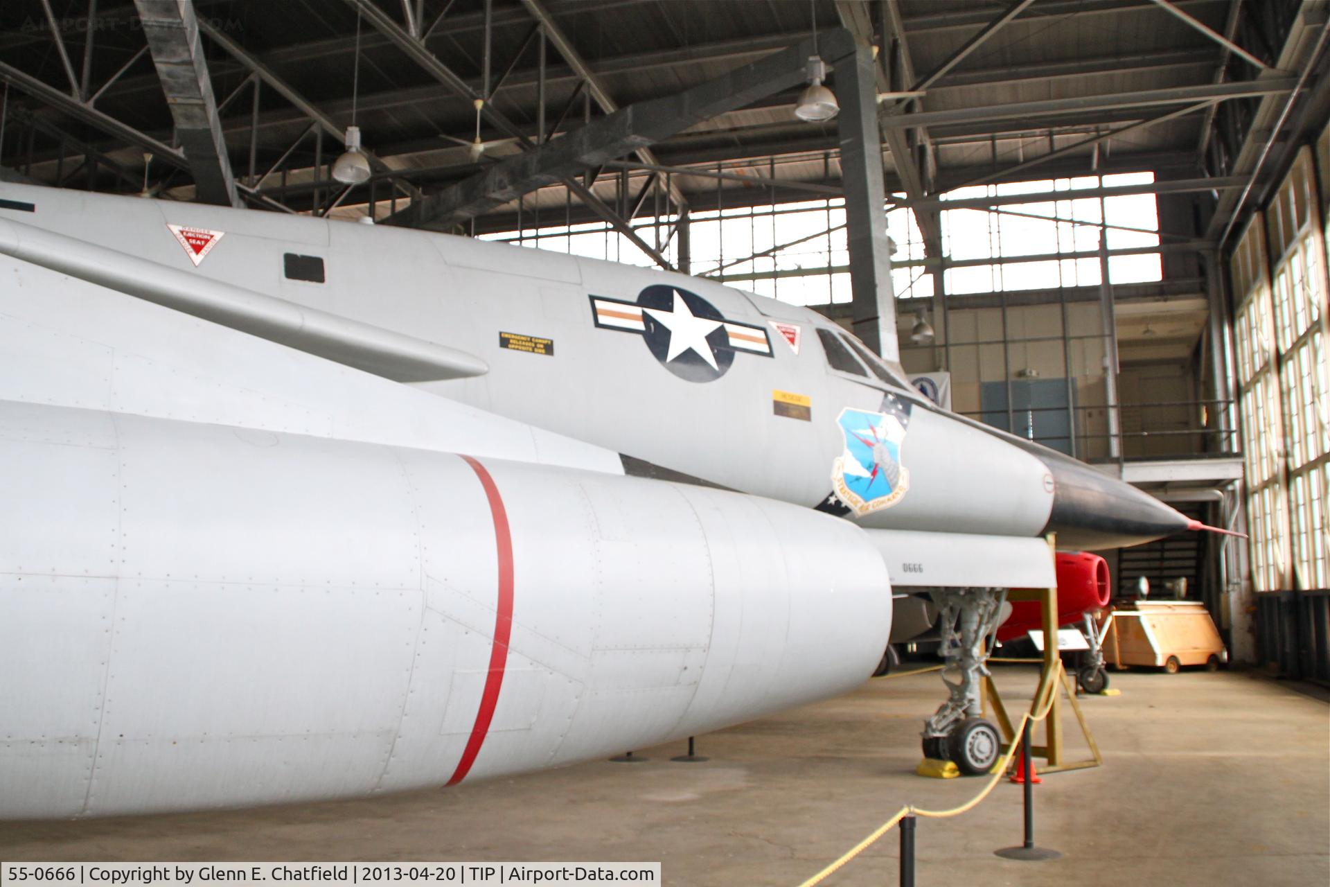 55-0666, 1955 Convair B-58A Hustler C/N 7, At the Chanute Air Museum