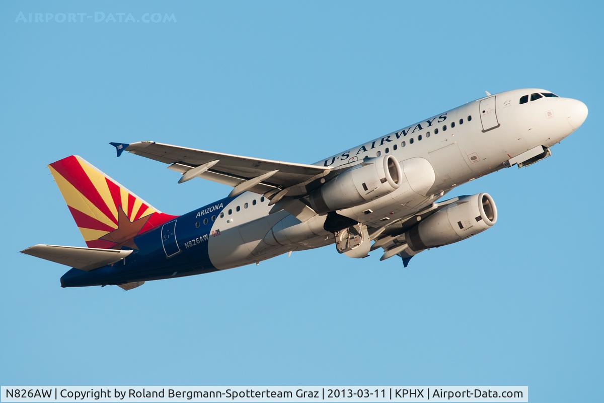 N826AW, 2001 Airbus A319-132 C/N 1534, Airbus A319-132