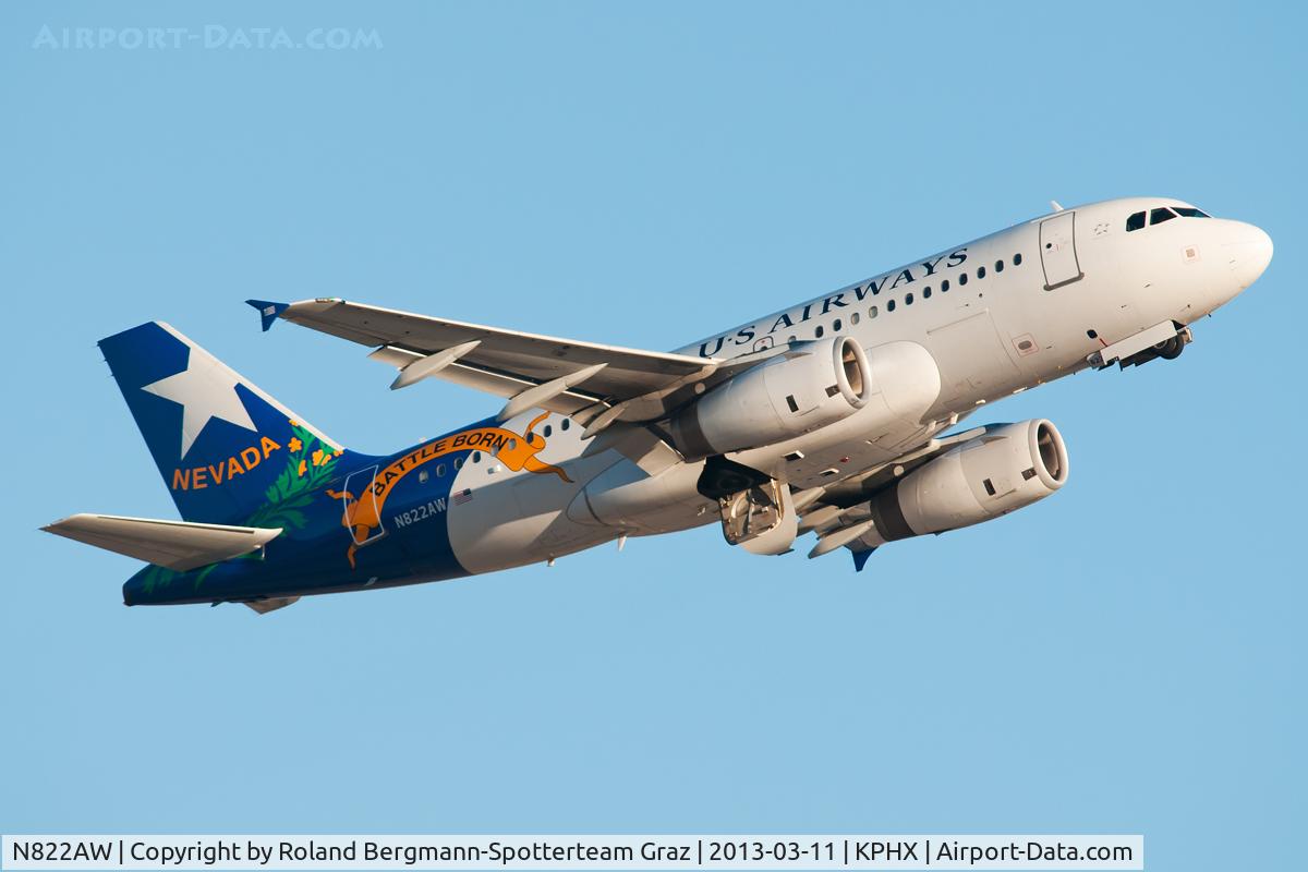 N822AW, 2000 Airbus A319-132 C/N 1410, Airbus A319-132