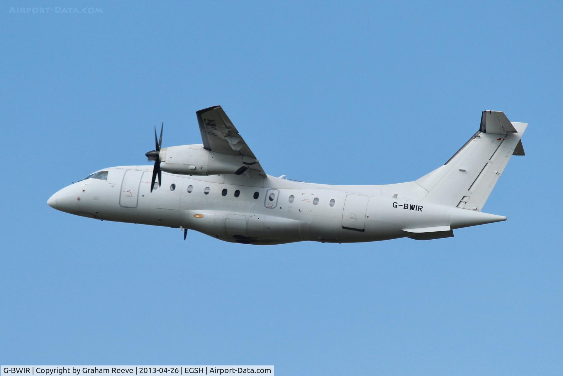 G-BWIR, 1995 Dornier 328-100 C/N 3023, Just taken off.