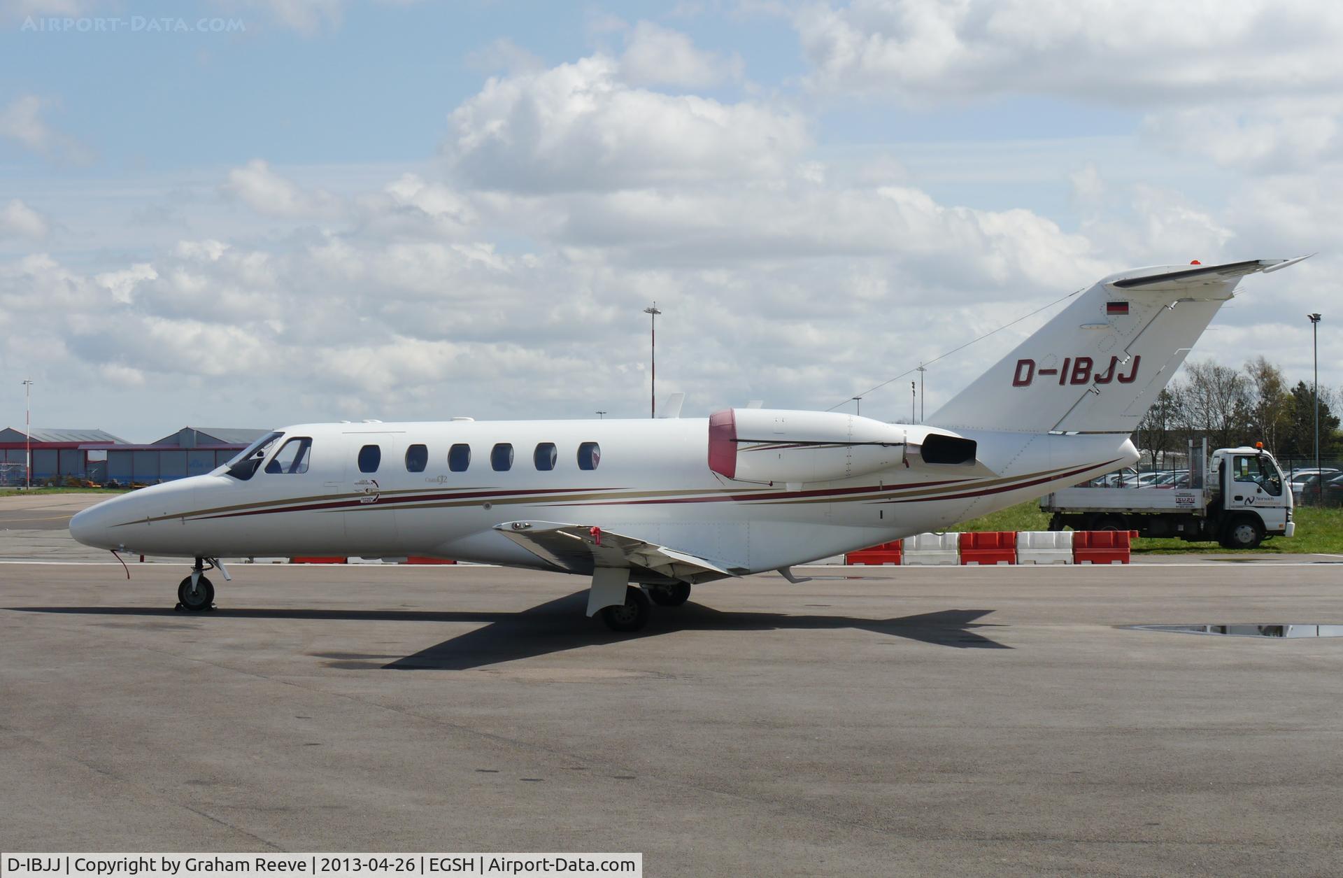 D-IBJJ, 2002 Cessna 525A CitationJet CJ2 C/N 525A-0125, Parked at Norwich.