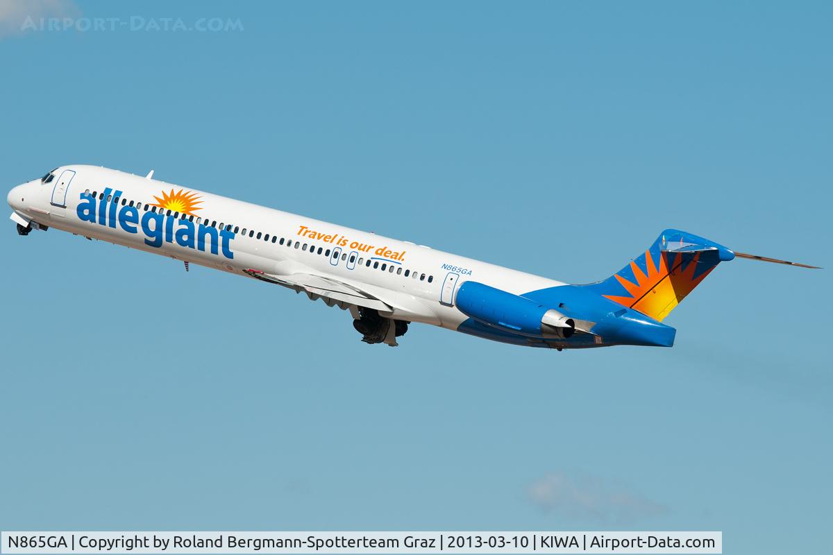 N865GA, 1990 McDonnell Douglas MD-83 (DC-9-83) C/N 49998, Mcdonnell Douglas DC-9-83(MD-83)