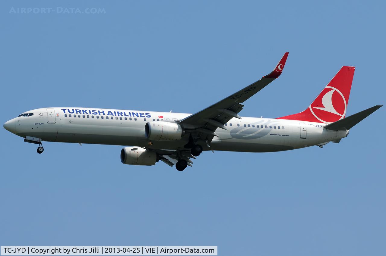 TC-JYD, 2012 Boeing 737-9F2/ER C/N 40978, Turkish Airlines