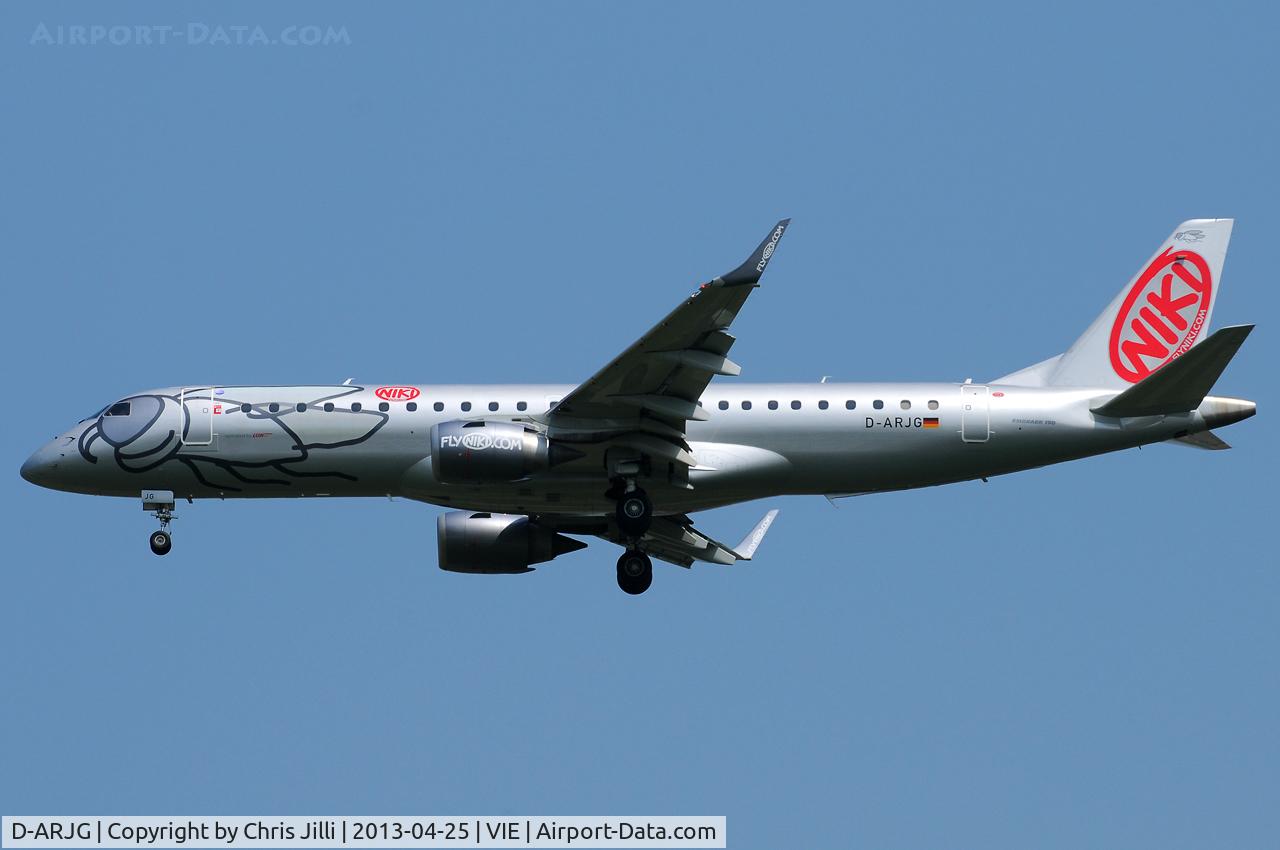 D-ARJG, 2011 Embraer 190LR (ERJ-190-100LR) C/N 19000435, Air Berlin