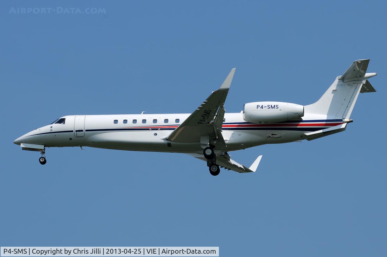 P4-SMS, Embraer EMB-135BJ Legacy C/N 14501123, Private