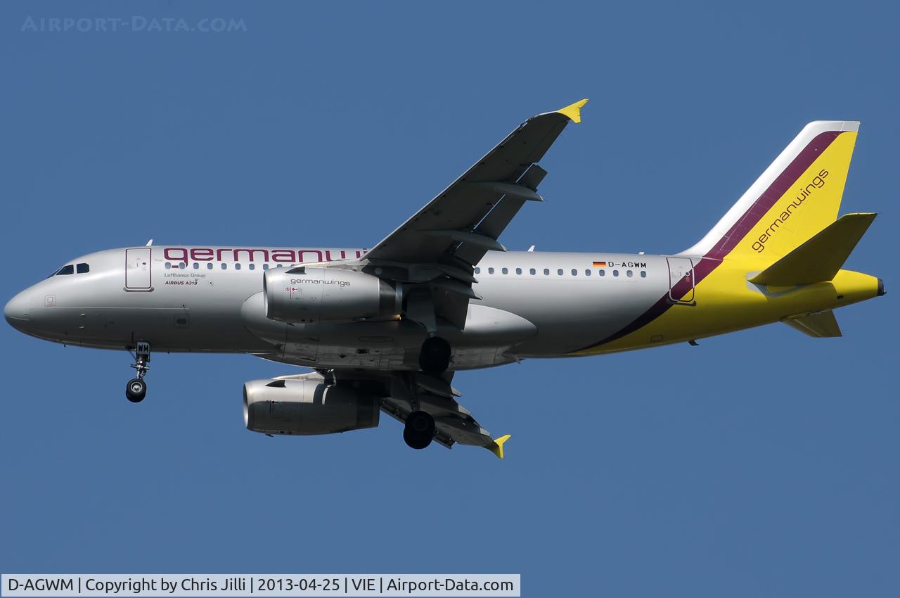 D-AGWM, 2009 Airbus A319-132 C/N 3839, germanwings