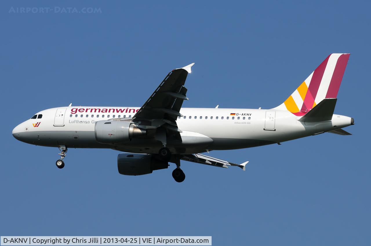 D-AKNV, 2005 Airbus A319-112 C/N 2632, germanwings