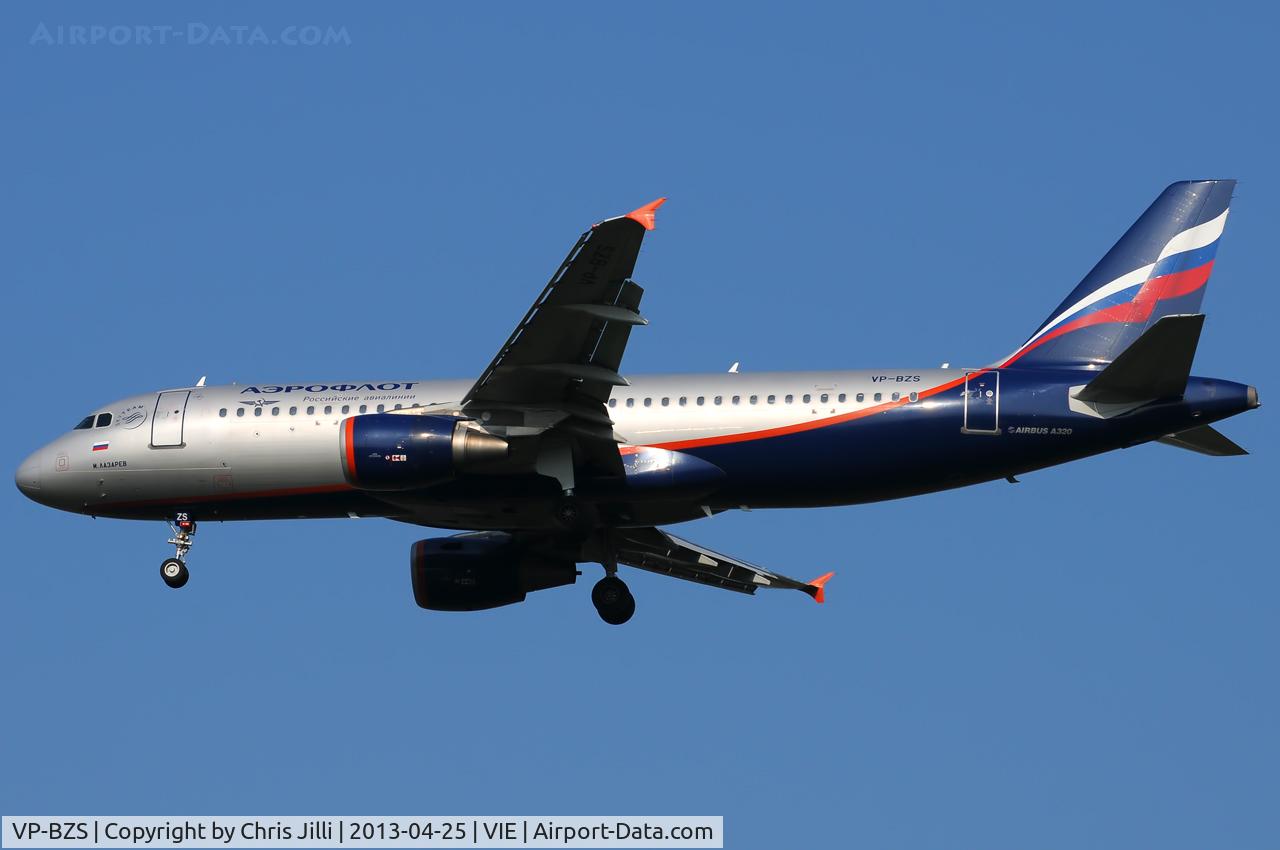 VP-BZS, 2008 Airbus A320-214 C/N 3644, Aeroflot