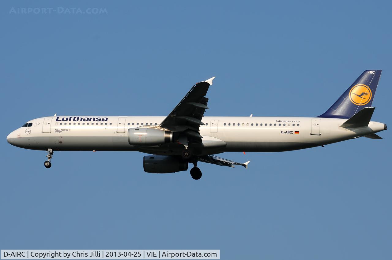 D-AIRC, 1994 Airbus A321-131 C/N 0473, Lufthansa