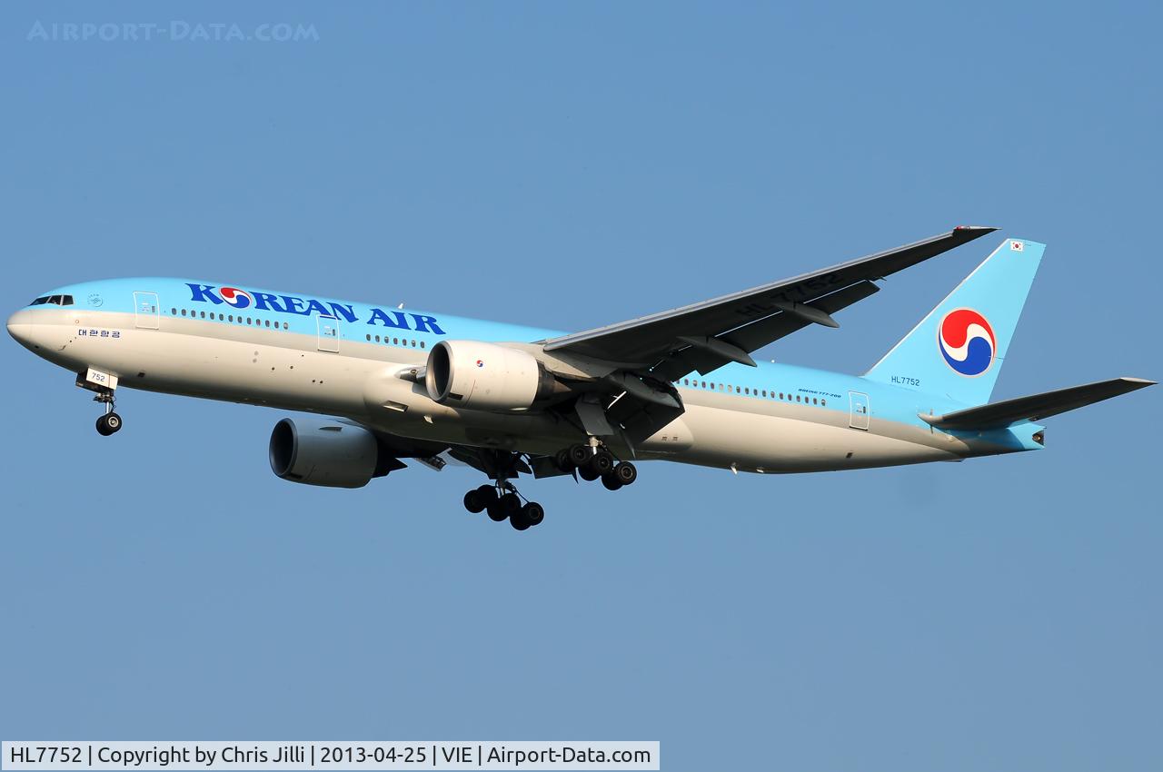 HL7752, 2007 Boeing 777-2B5/ER C/N 34211, Korean Air
