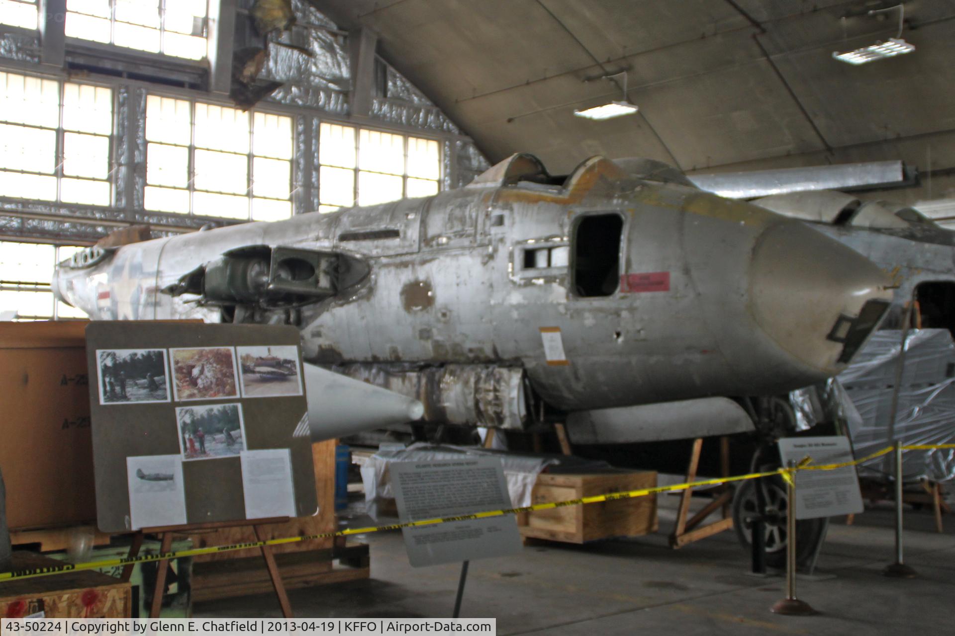 43-50224, 1943 Douglas XB-42A C/N 43-50224, In the restoration facility
