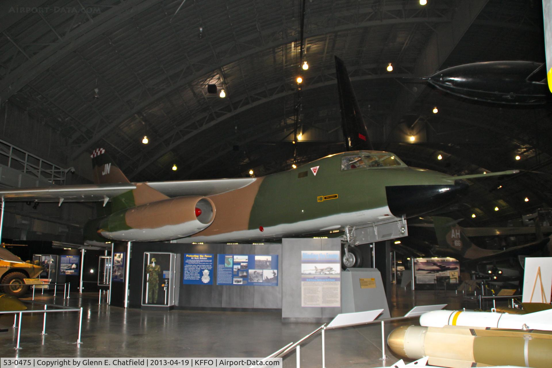 53-0475, 1953 Douglas RB-66D-DL Destroyer C/N 44356, Displayed in Vietnam War gallery
