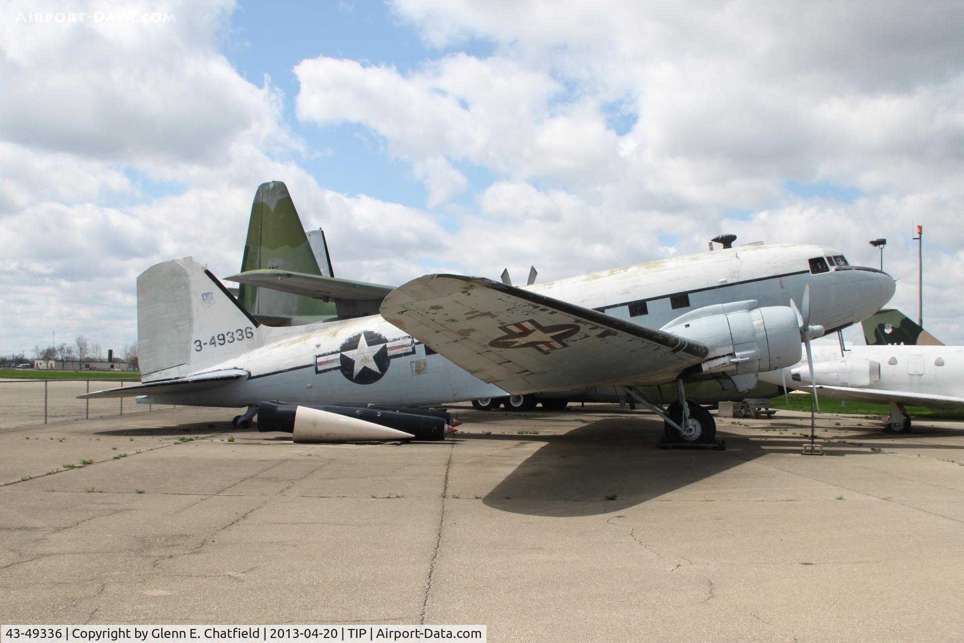 43-49336, 1943 Douglas VC-47D-16-DK Skytrain C/N 26597, At Chanute Air Museum