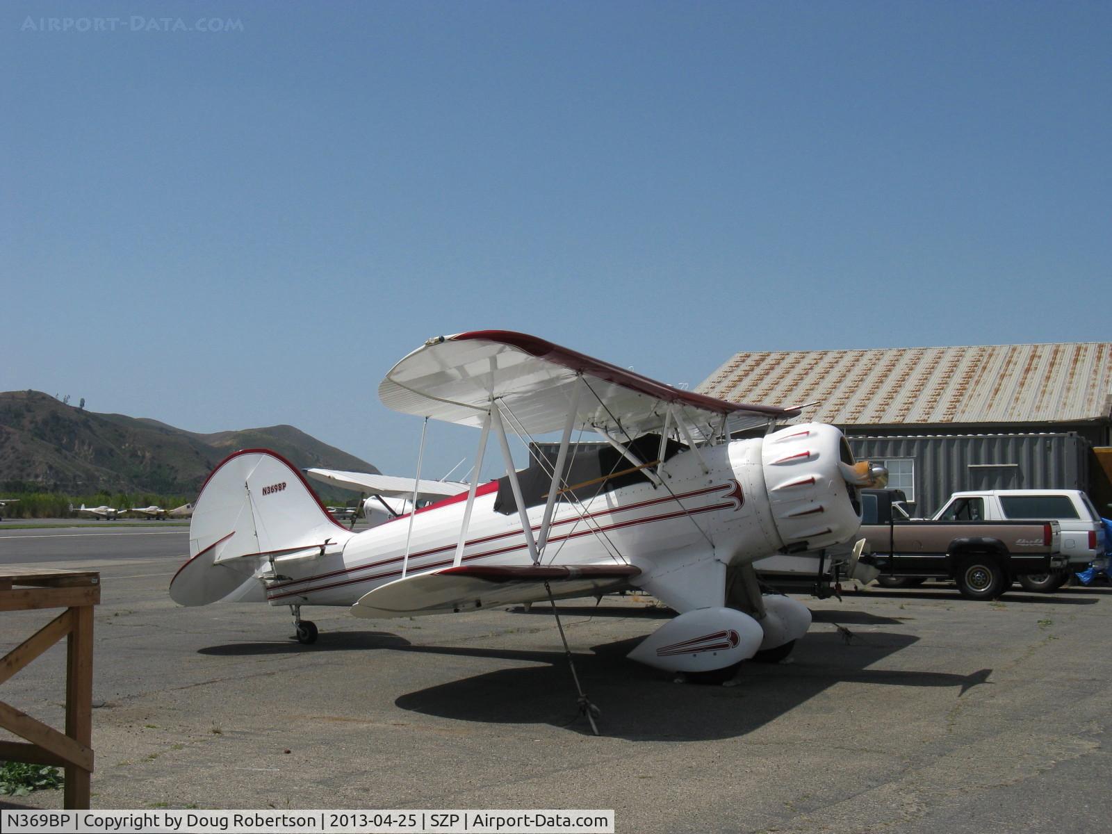 N369BP, 1987 Classic Aircraft Corp WACO YMF C/N F5-005, 1987 Classic Aircraft WACO YMF, Jacobs R755B 275 Hp radial, in for maintenance