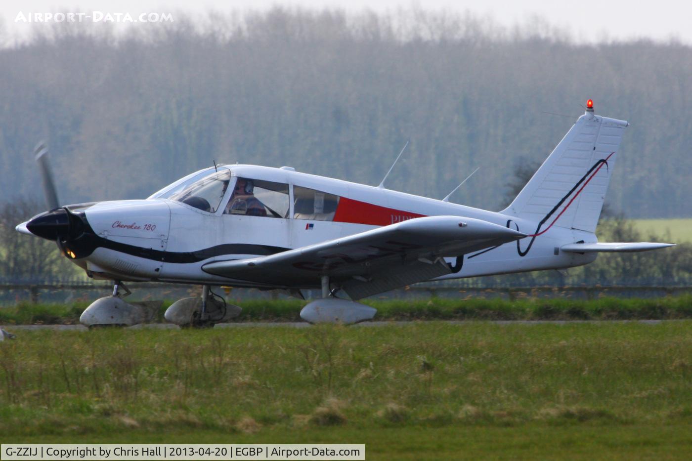 G-ZZIJ, 1966 Piper PA-28-180 Cherokee C/N 28-3639, visitor from Andrewsfield