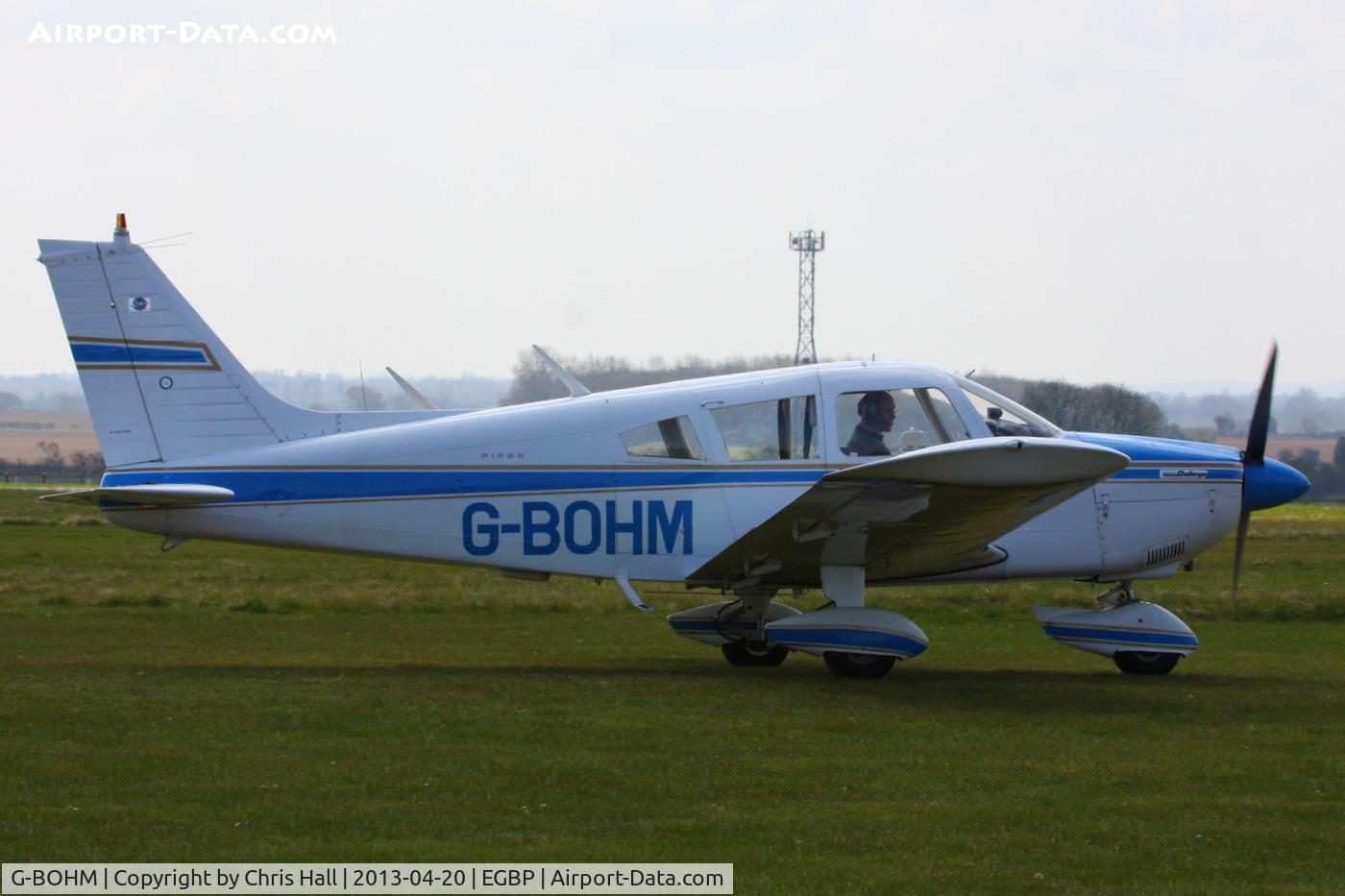 G-BOHM, 1973 Piper PA-28-180 Cherokee C/N 28-7305287, Kemble resident