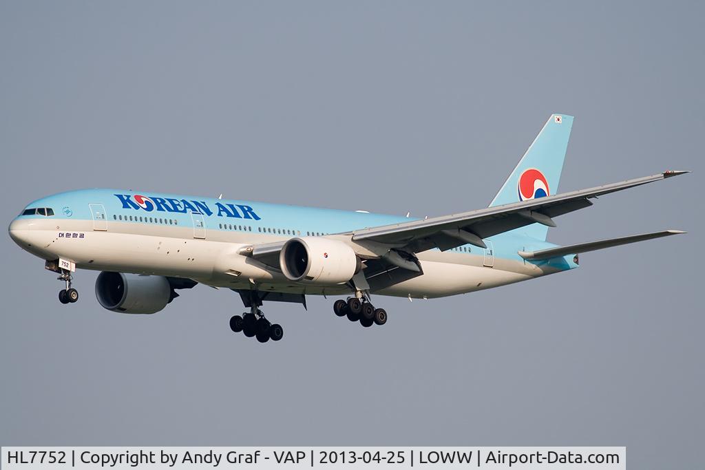 HL7752, 2007 Boeing 777-2B5/ER C/N 34211, Korean Air 777-200