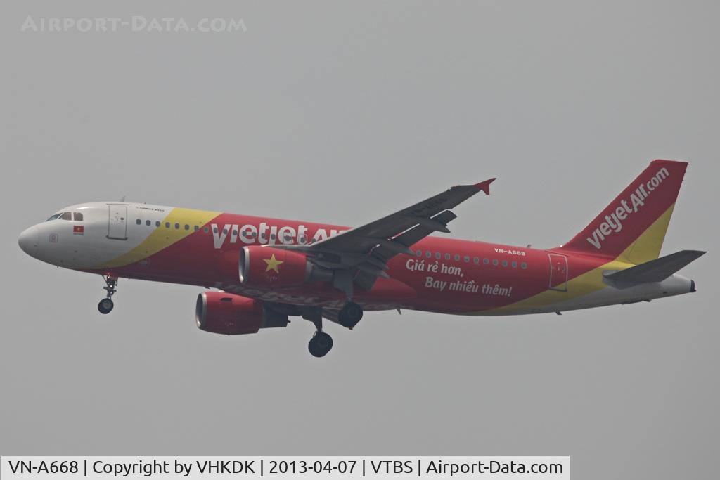 VN-A668, 2009 Airbus A320-214 C/N 3791, One of Viet Jet Air's 4 A320s.