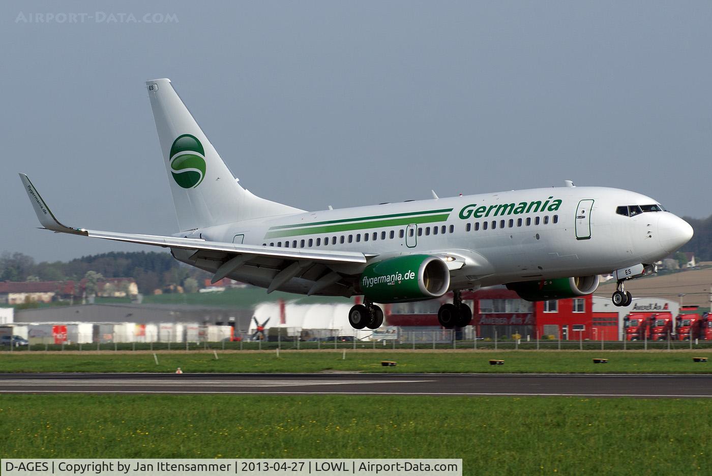 D-AGES, 1998 Boeing 737-75B C/N 28108, d-ages @ lowl