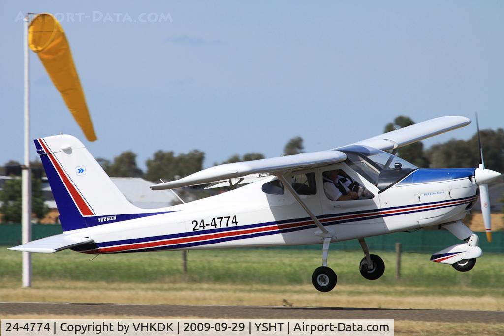 24-4774, Tecnam P-92 Echo C/N Not found 24-4774, Written off in a non fatal landing accident at Shepparton in 2011.
