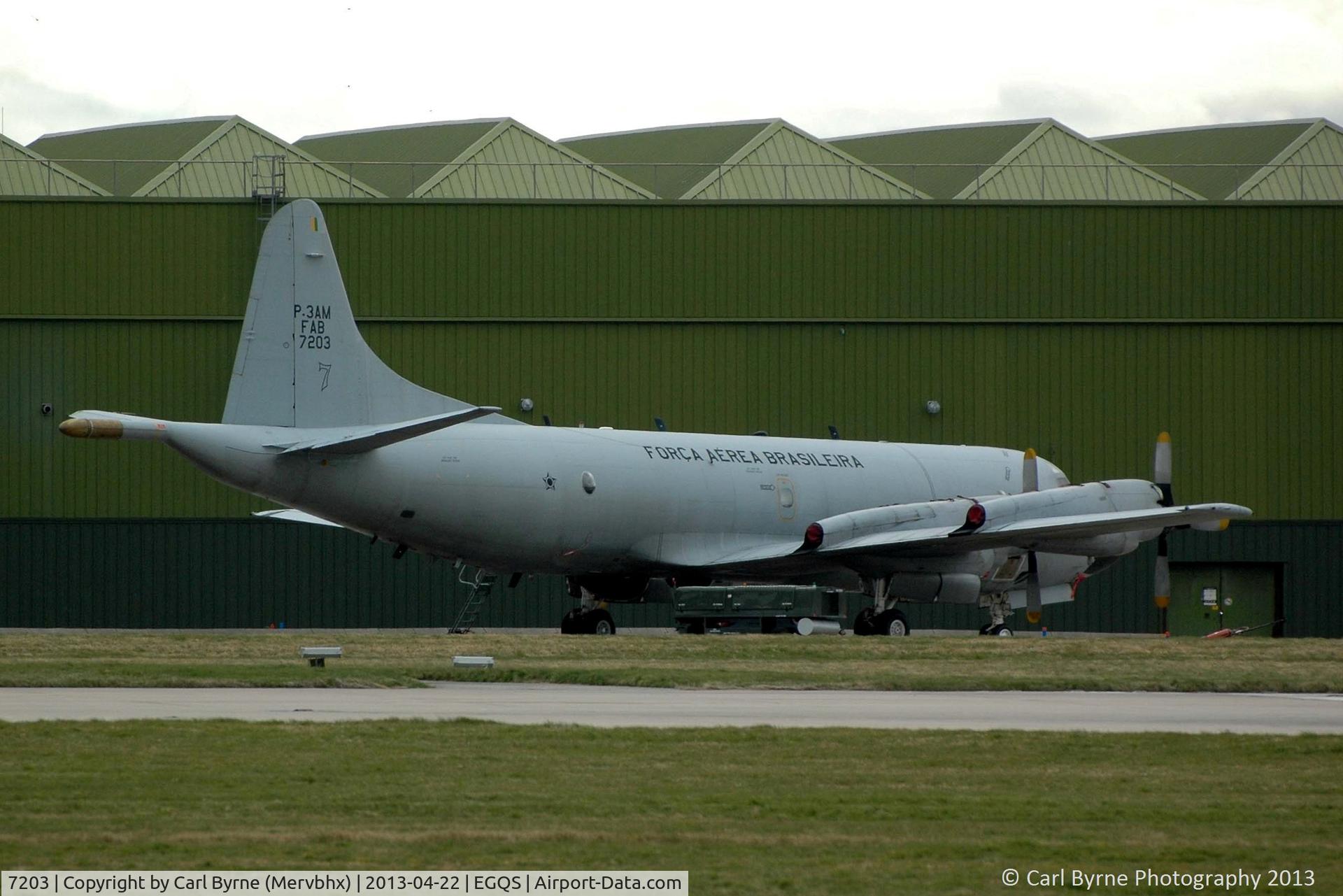 7203, 1965 Lockheed P-3AM Orion C/N 185-5110, Operating as part of the Joint Warrior exercise.