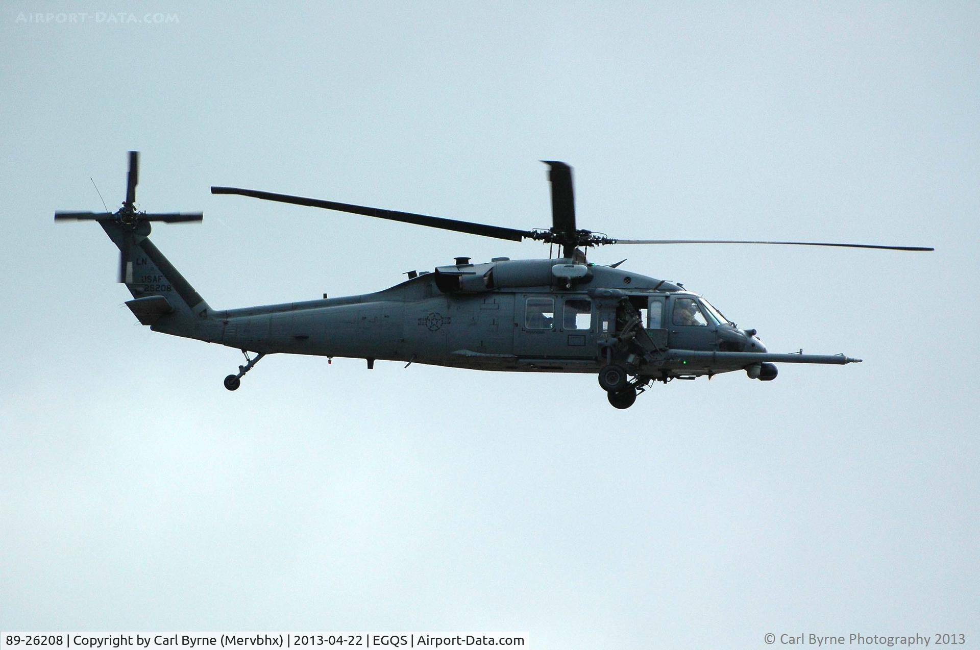 89-26208, 1989 Sikorsky HH-60G Pave Hawk C/N 70-1439, Operating as part of the Joint Warrior exercise.