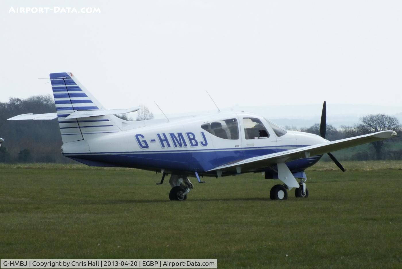 G-HMBJ, 1996 Rockwell Commander 114B C/N 14636, visitor to the Rockwell Commander fly-in at Kemble