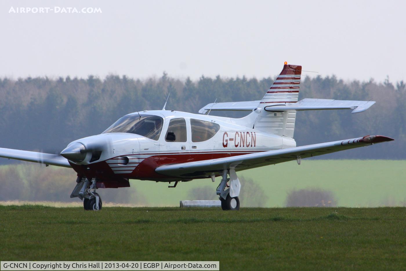 G-CNCN, 1977 Rockwell Commander 112TCA C/N 13151, visitor to the Rockwell Commander fly-in at Kemble