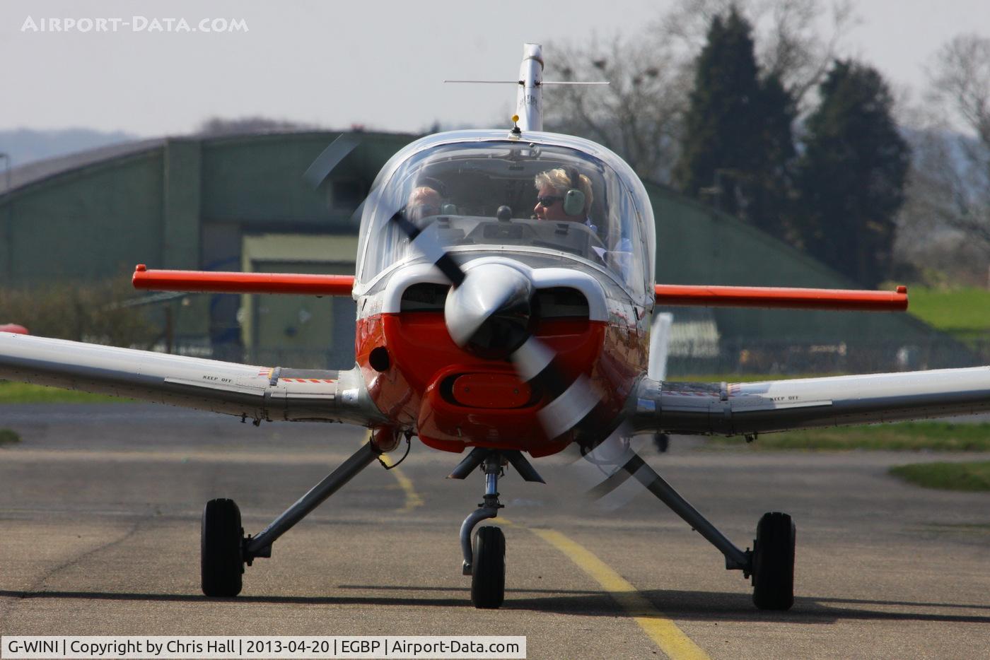 G-WINI, 1973 Scottish Aviation Bulldog T.1 C/N BH120/238, visitor from Peterborough Conington