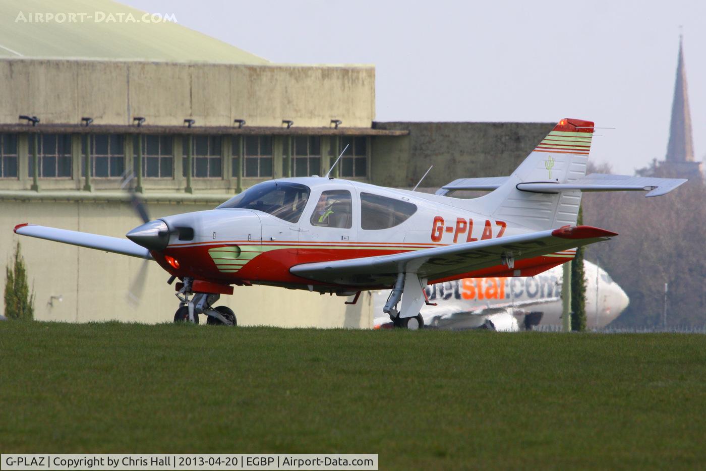 G-PLAZ, 1975 Rockwell International 112 Commander C/N 345, visitor to the Rockwell Commander fly-in at Kemble