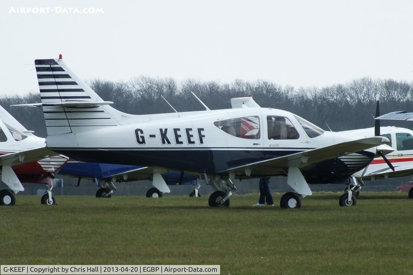 G-KEEF, 1994 Rockwell Commander 114B C/N 14610, visitor to the Rockwell Commander fly-in at Kemble